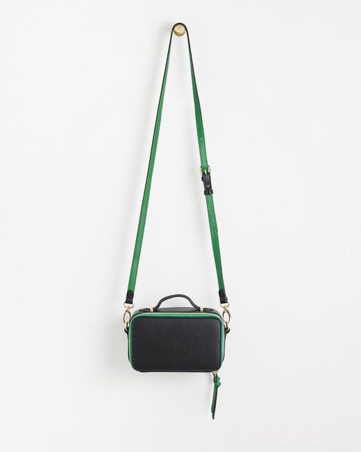 Oliver Bonas Eliana & Green Crossbody Bag in White Lyst