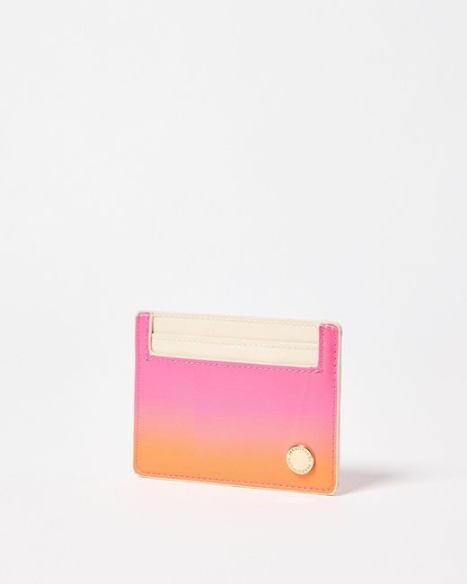 Oliver Bonas Ombre Pink & Orange Card Holder