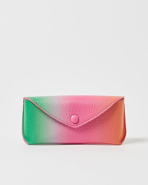 Oliver Bonas Ombre & Green Sunglasses Case in Pink Lyst