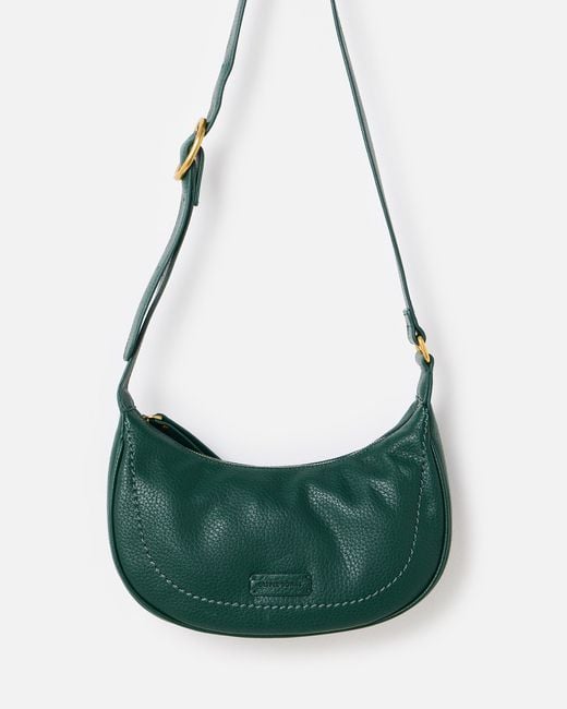 Oliver Bonas Green Ida Dark Sling Mini Crossbody Bag