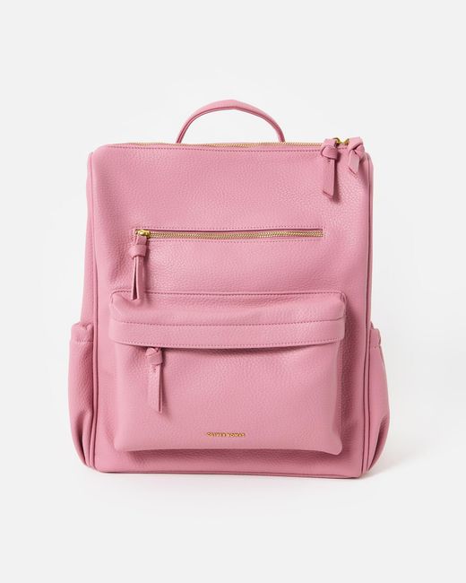 Oliver Bonas Pink Jossie Slouch Backpack