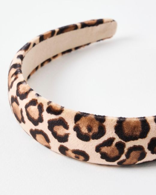 Oliver Bonas Metallic Griffin Animal Print Textured Headband