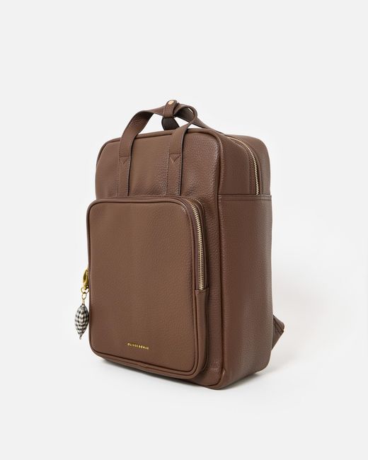 Oliver Bonas Brown Mami Chocolate Backpack