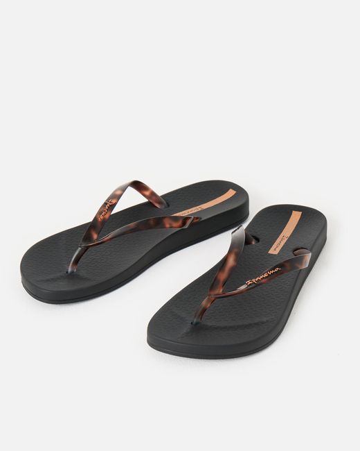 Ipanema White Anatomic & Tort Flip Flops, Size 7
