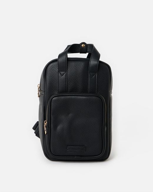 Oliver Bonas Black Mami Mini Backpack