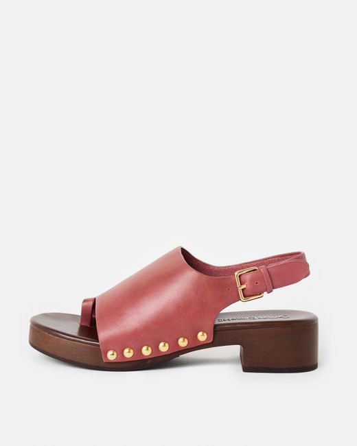 Jeffrey Campbell Multicolor Pipper Dusty Rose Heeled Clogs, Size 3