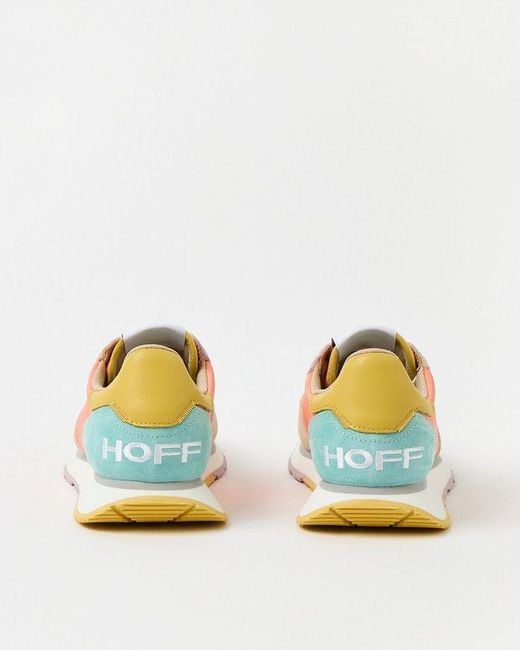 Oliver Bonas White Hoff Track & Field Crete Color Block Retro Sneakers