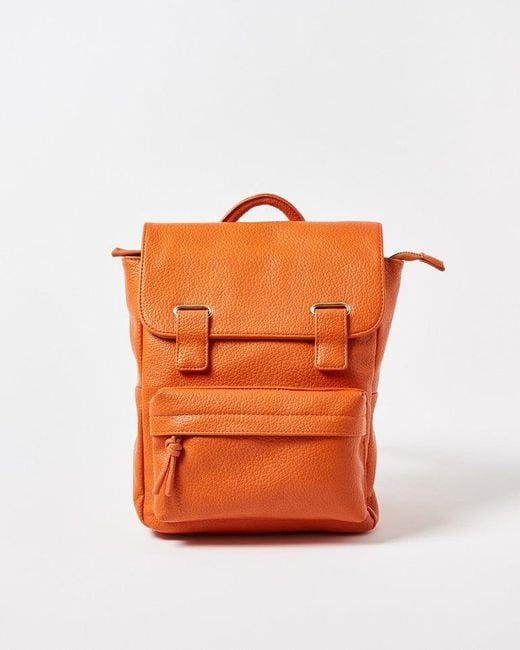 Oliver Bonas Viv Knot Puller Backpack in Orange | Lyst