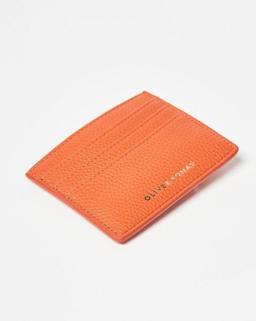 Oliver Bonas Lola Card Holder in Orange Lyst