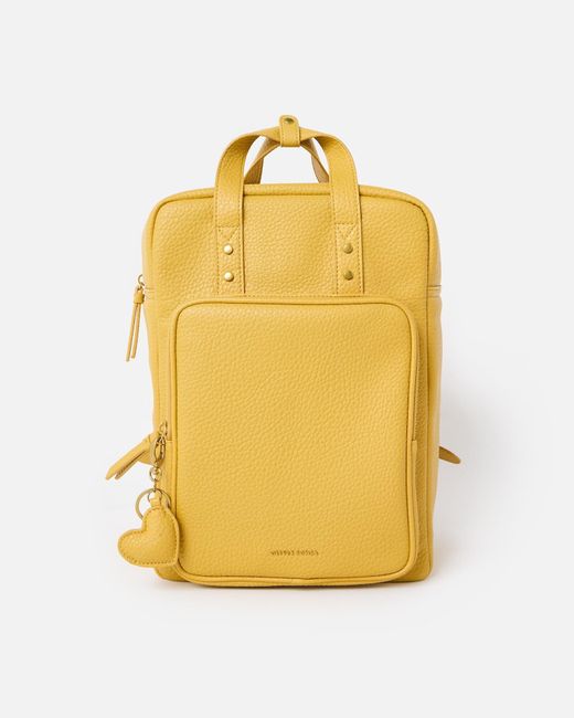 Oliver Bonas Yellow Mami Laptop Backpack