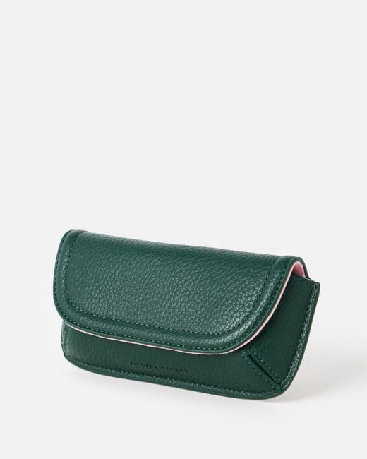 Oliver Bonas Green Carly Forest Sunglasses Case