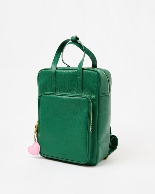 Oliver Bonas Green Mami Bottle Laptop Backpack
