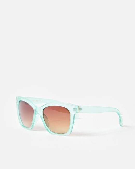 Oliver Bonas Blue Light Square Sunglasses