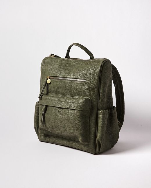 Oliver Bonas Green Jossie Khaki Backpack