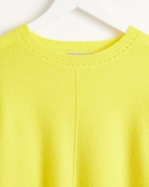 Oliver Bonas Yellow Sparkle Knitted Sweater