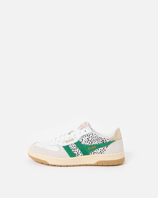 Gola X Ob Exclusive Hawk Green Dotty Trainers, Size Uk 3