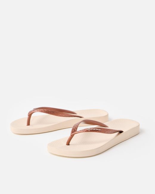 Ipanema Pink Anatomic & Copper Flip Flops, Size 3