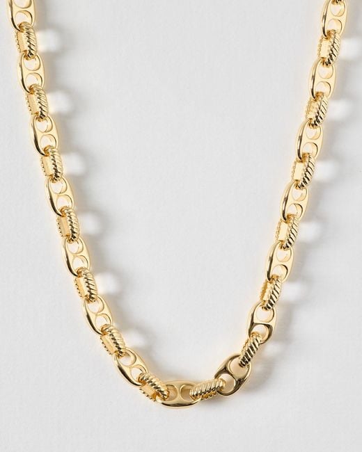 Oliver Bonas Metallic Cheryl Tone Chunky Chain Necklace