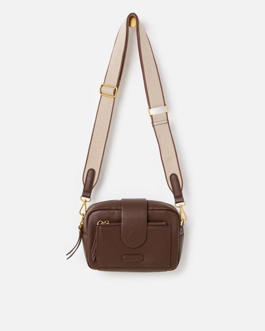 Oliver Bonas Brown Charlee Crossbody Bag