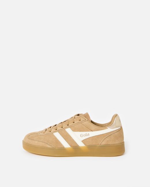 Gola Natural Viper Caramel & White Trainers, Size 3