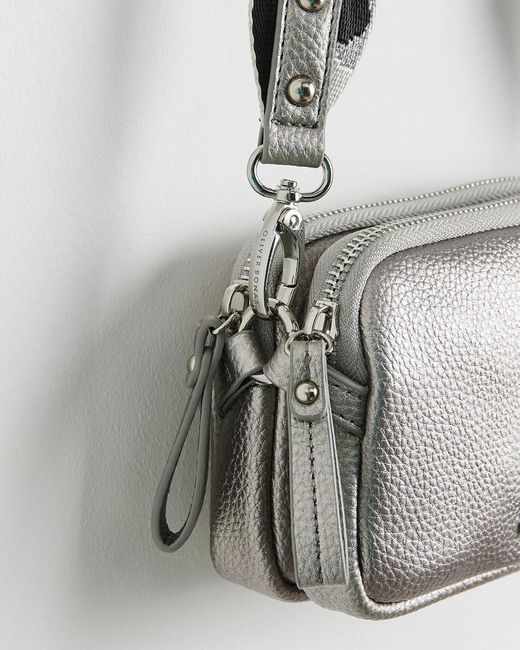 Oliver Bonas Naha Animal Strap Crossbody Bag in White Lyst