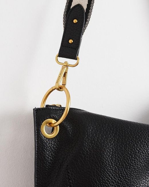 Oliver Bonas Elise Shoulder Tote Bag in Black Lyst