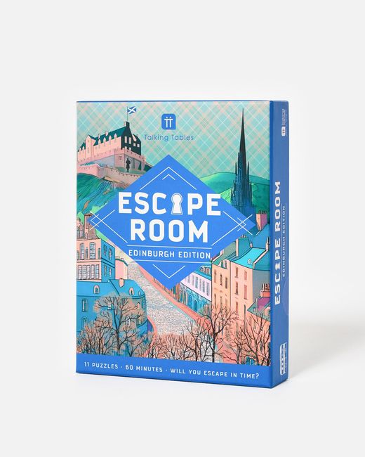 Oliver Bonas Blue Talking Tables Small Escape Room Edinburgh