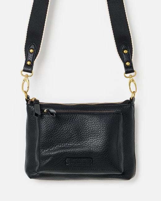 Oliver Bonas Black Mila Crossbody Bag