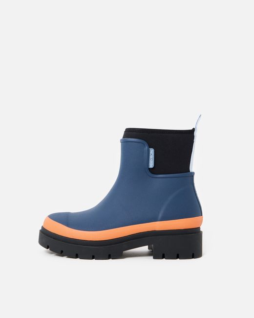 Merry People Blue Berry Tully Ankle Wellington Boots, Size Uk 3