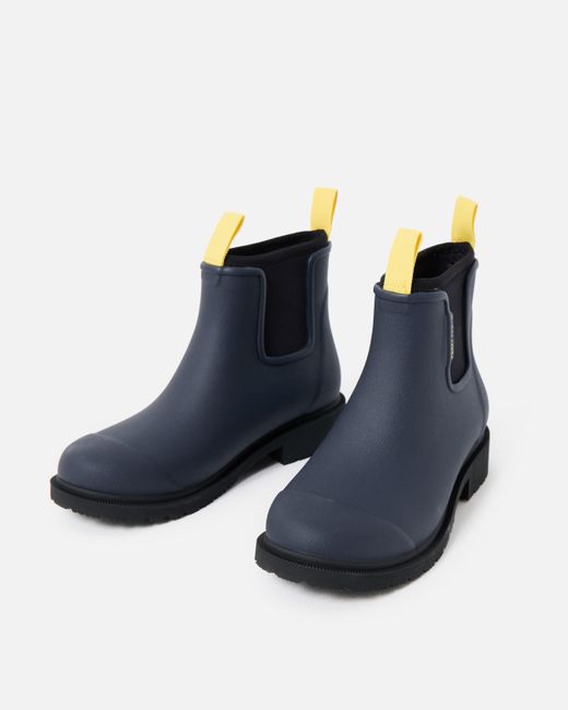 Merry People Blue Midnight Bobbi Ankle Wellington Boots, Size Uk 3