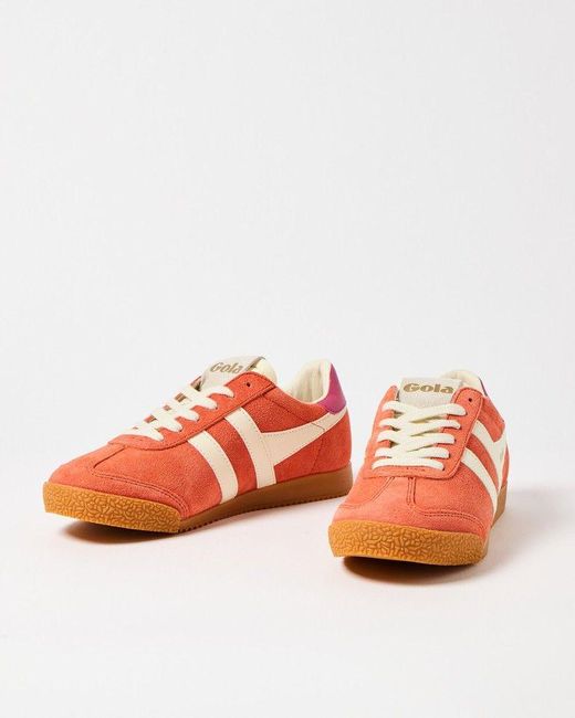 Oliver Bonas Orange Gola Elan Hot Coral Sneakers