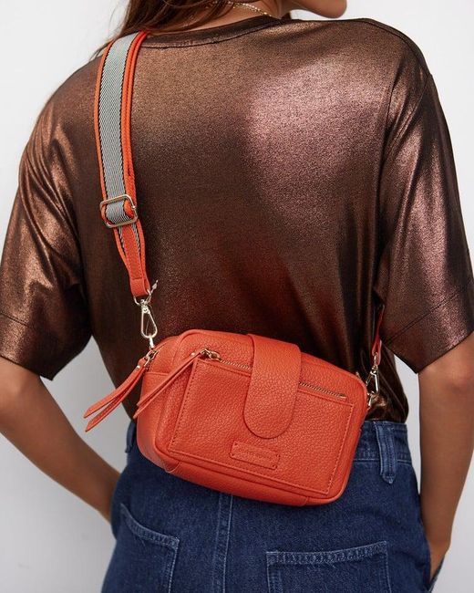 Oliver Bonas Callie Crossbody Bag in Red Lyst