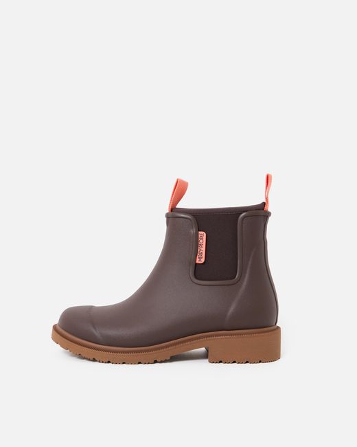 Merry People Brown Mocha Bobbi Ankle Wellington Boots, Size Uk 3