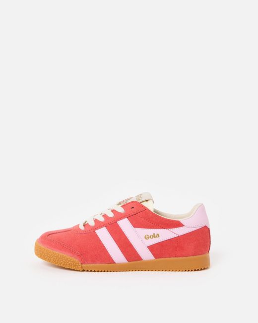 Gola Red X Ob Exclusive Elan Coral Pink Trainers, Size Uk 3