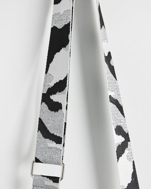 Oliver Bonas Naha Animal Strap Crossbody Bag in White Lyst