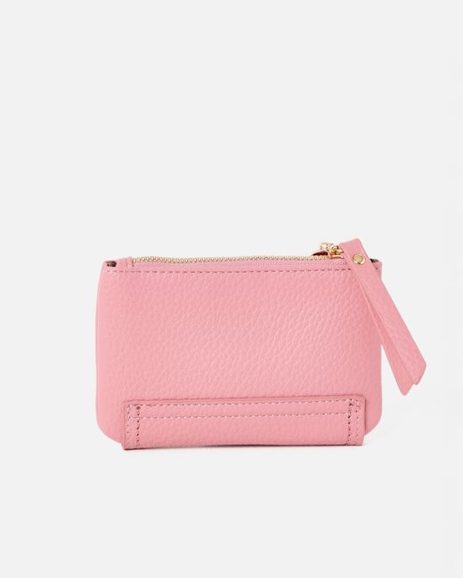 Oliver Bonas Millie Dusky Pink Zipped Pouch