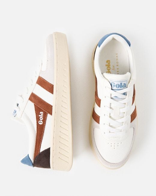 Gola Multicolor X Ob Exclusive Grandslam Trident Umber Trainers, Size 3
