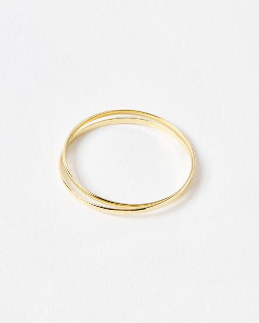 Oliver Bonas White Bridget Interlinked Bangle