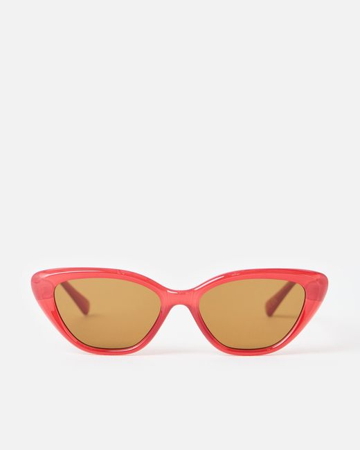 Oliver Bonas Pink Cat Eye Sunglasses