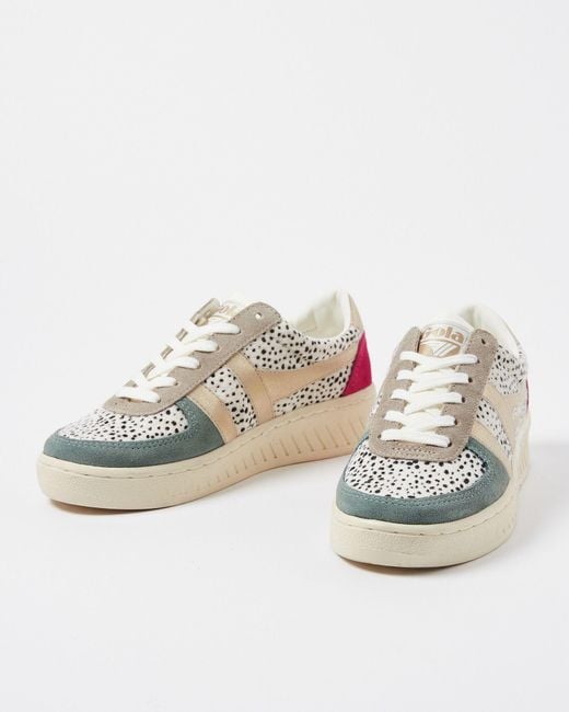 Gola Multicolor X Ob Exclusive Grandslam Mamba Dotty Trainers, Size Uk 4