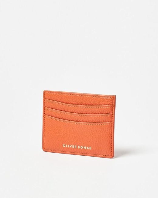 Oliver Bonas Lola Card Holder in Orange Lyst