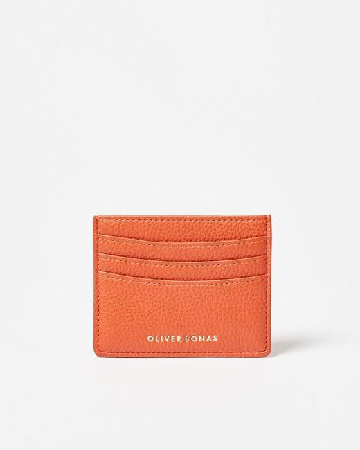 Oliver Bonas Lola Card Holder in Orange Lyst