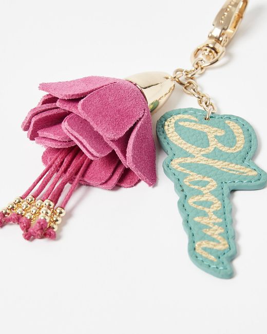 Louis Vuitton Preppy Flowers Chain Bag Charm, Pink, One Size