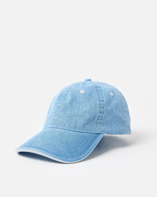 Oliver Bonas Blue Light Denim Cap Hat