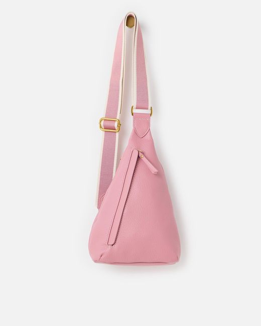 Oliver Bonas Pink Brooke Light Belt Bag