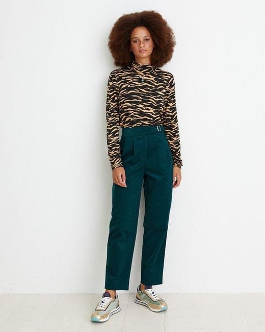green cord pants
