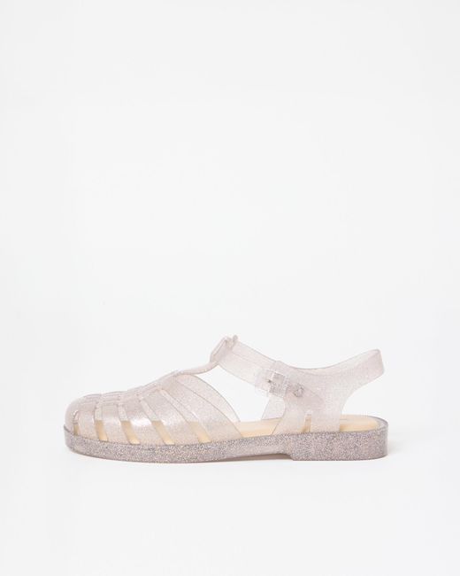 Melissa Natural Possession Glitter Jelly Fisherman Sandals, Size Uk 3