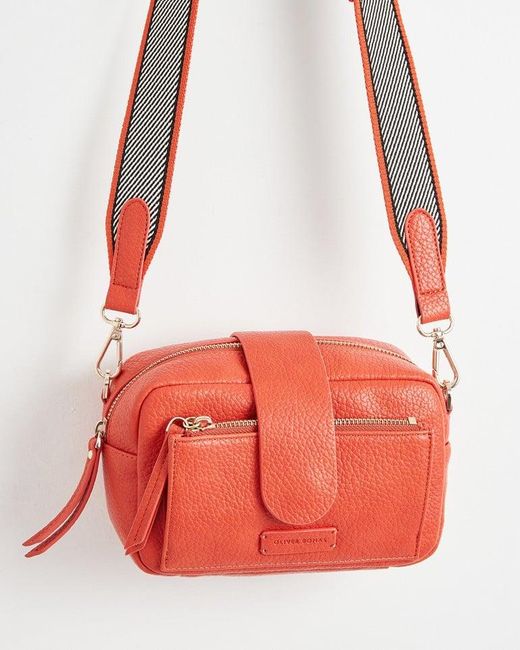 Oliver Bonas Callie Crossbody Bag in Red Lyst