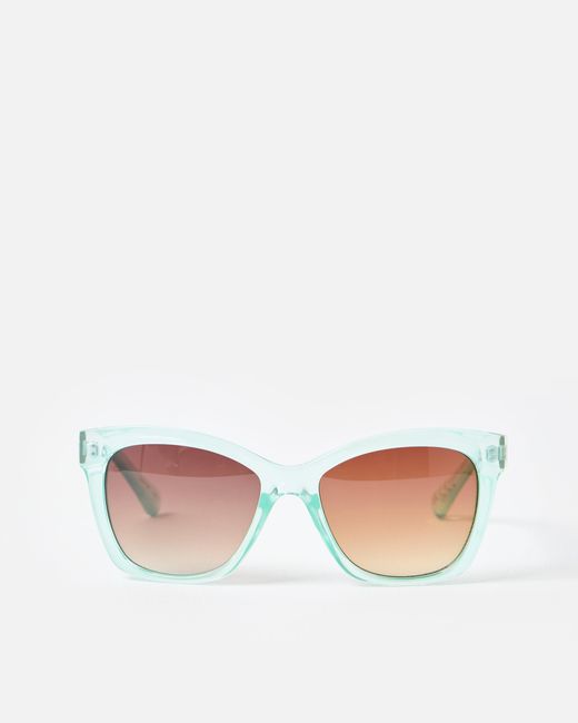 Oliver Bonas Blue Light Square Sunglasses