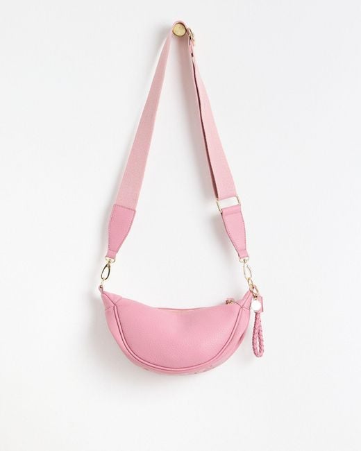 Oliver Bonas Pink Betty Dusty Belt Bag